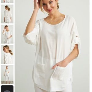 Joseph Ribkoff Fuchsia Top